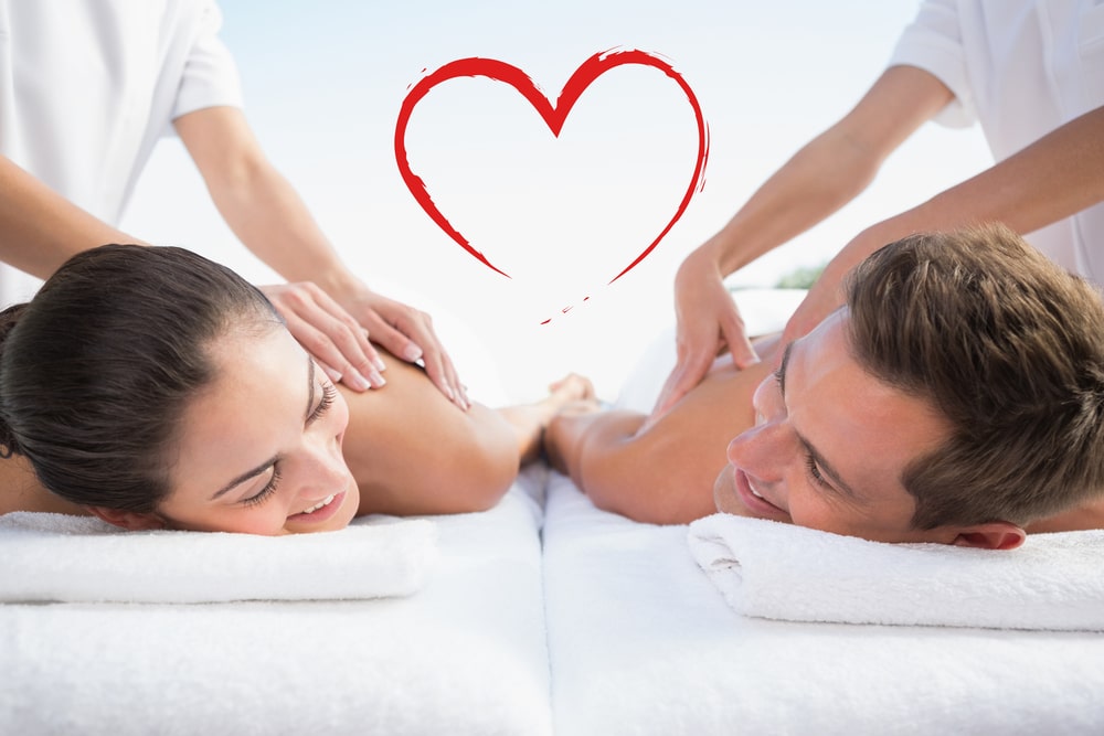 valentines day couples massage